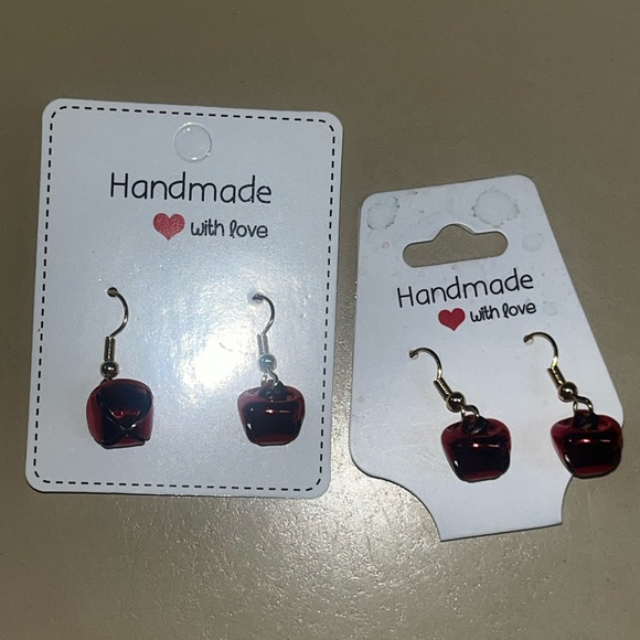Jingle Bell Earrings Handcrafted - Picture 11 of 12